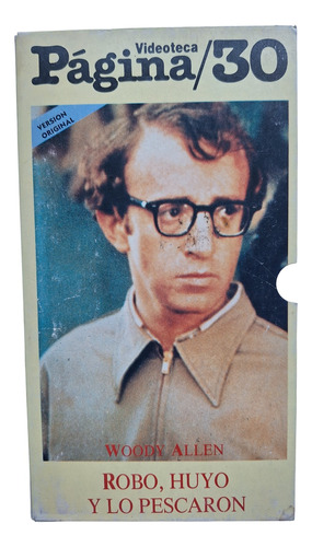 Vhs Original Robó, Huyó Y Lo Pescaron Woody Allen *