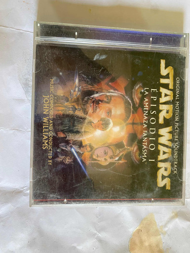 Star Wars Episodio 1 La Amenaza Fantasma Cd Soundtrack
