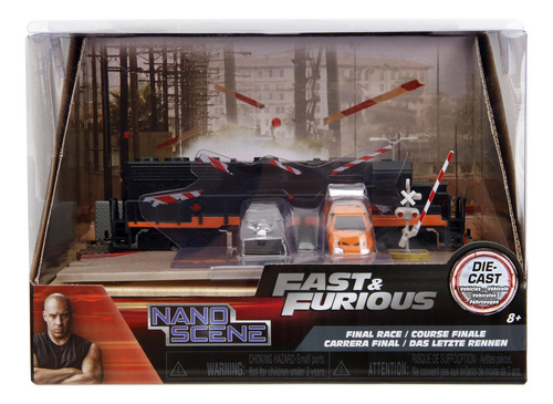 Toy Jada Toys Fast & Furious Final Race Train Nano Com 2 Car
