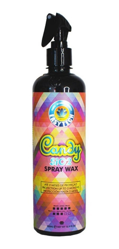  Cera Sio2 Candy Spray Wax Brilho Repelência 500ml Easytech