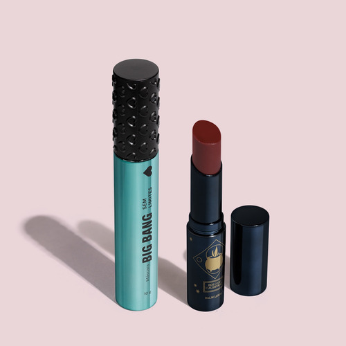 Combo Balm Labial Vermelho Harry Potter 3,2g + Máscara De Cí