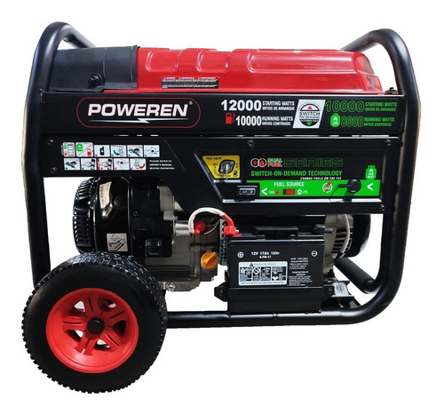 Planta D Luz 12000 Watts Generador Gas Lp 10000 W Poweren