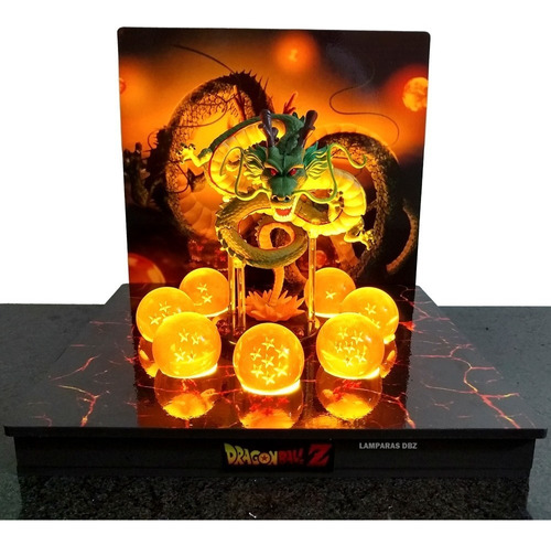 Lampara Figuras Dragon Ball Z Shenglong Con Esferas Enviogra