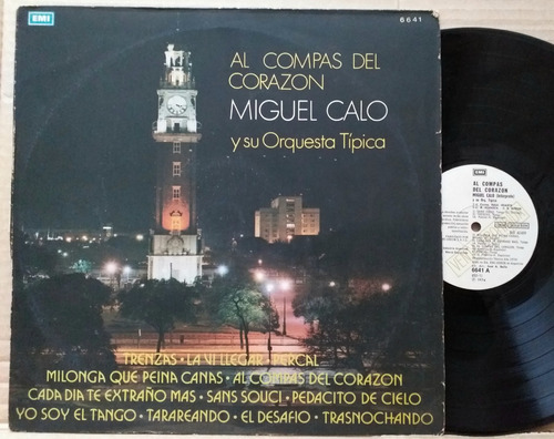 Miguel Calo - Al Compas Del Corazon - Lp Tango Año 1974