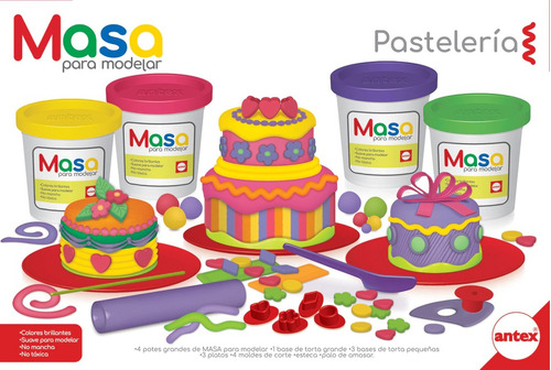 Masa Para Moldear Pasteleria Tortas Original Antex