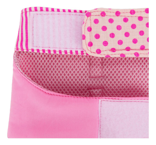 Cuecue Pet Pink Love Polka Dot Ahoque Free Arnés Con Correa, Rosa.