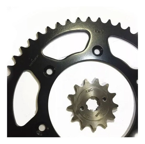 Imagem 3 de 3 de Kit Coroa E Pinhão Kmc Pro Crf230 06/19