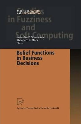 Libro Belief Functions In Business Decisions - Rajendra P...