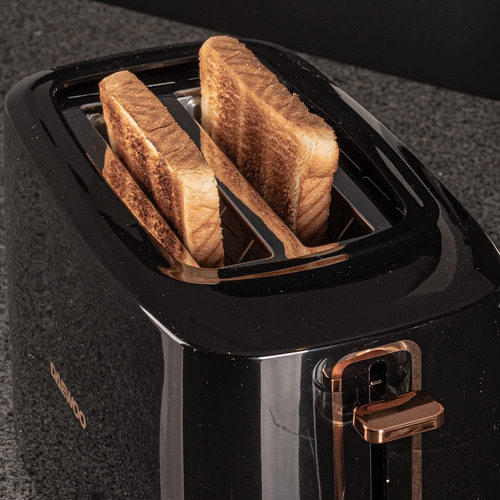 Tostador Pan Bagel 2 Ranuras Daewoo Dst-6564 Retro