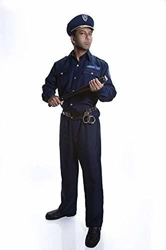 Disfraz Hombre - América Del Adulto Oficial De La Policía De