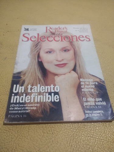 Revista Selecciones Enero 2000 Meryl Streep
