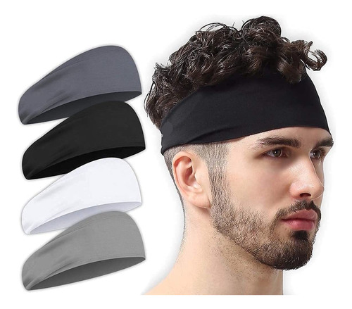4 Pieces Men's And Women's Sports Headbands