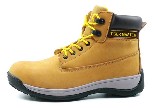 Bota T.43 S/ Poliu. S/puntera Piel Nobuck Cl/am Tiger Master