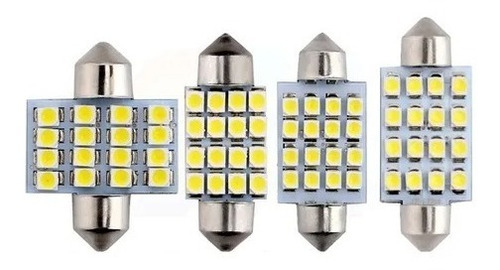 Lampada Led Torp 12v 6led Bco Al 1606 (unitário)