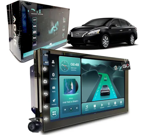 comprar Multimidia Android 64gb Carplay Tela 7polegadas Kit Pronto