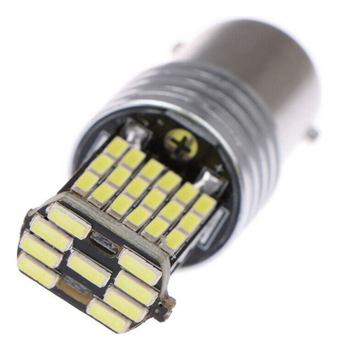 8 Bombillas 1156 Led Canbus 15 Smd Ba15s P21w, Color Blanco