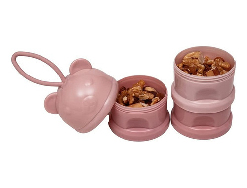 Potes Empilhaveis Porta Leite Em Po Lanches Frutas P/bebe