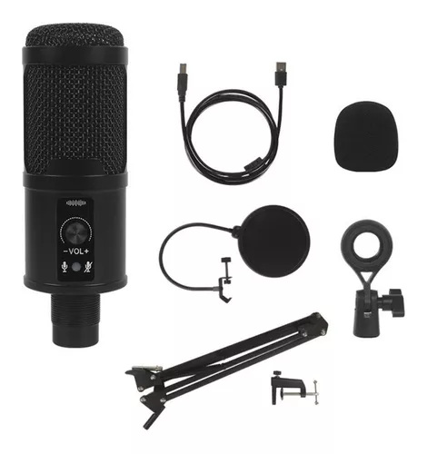 Micrófono de condensador profesional Kit de Microfono para PC – Tienda  Mediaplayer