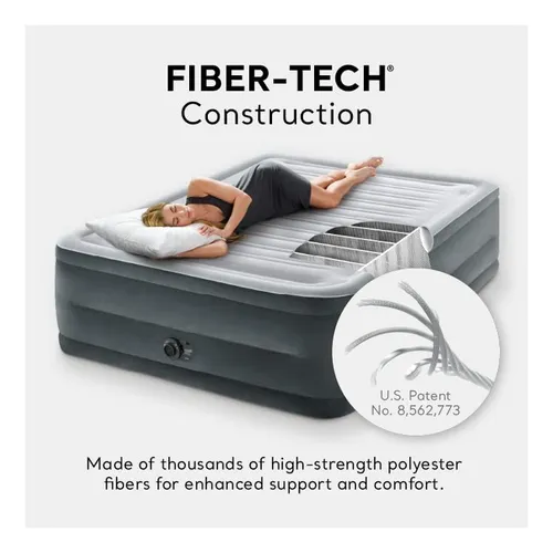Cama De Aire Intex Dura-beam Deluxe Comfort Plush Con Bomba