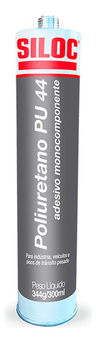 Selante Poliuretano Adesivo Monocomponente 343g Siloc Pu44