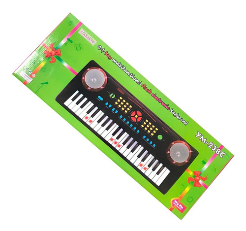 Teclado Infantil Standard Função Estudo E Microfone Ym-238c