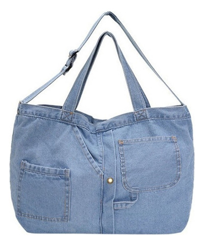 Bolsas De Mano Mezclilla Para Mujer Casual Bolso De Hombro 2024