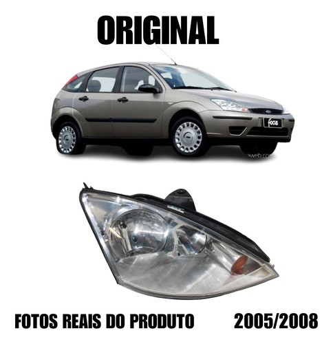 Farol Direito Ford Focus 2005 2006 2007 2008 Original 122