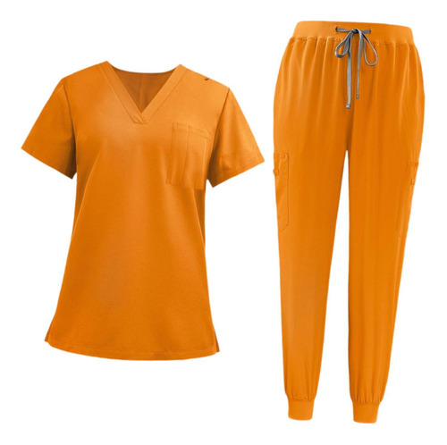 Conjunto De Uniforme Médico Para Mujer, Camiseta Suave Y