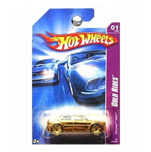 Hot Wheels 2007 Gold Rides Chrysler 300 300c Gold Foil