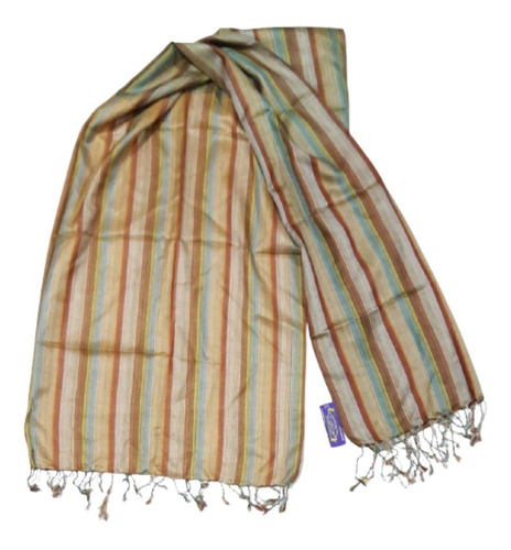 Imagen 2 de 7 de Pashmina Ruana Bufanda Chalina Pañuelo 100% Viscosa Algodon