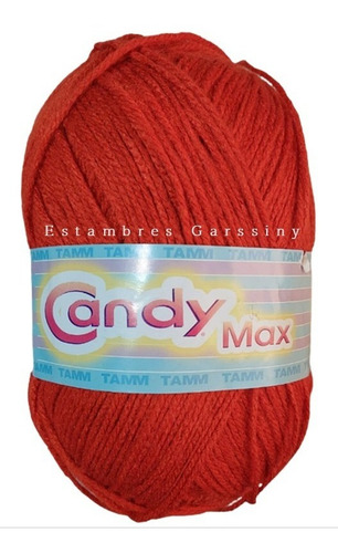 Estambre Candy Max Tamm Madeja De 200 Grs Crochet Color Ladrillo