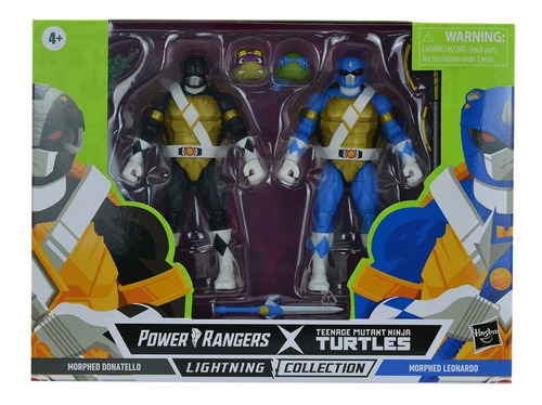 Power Ranger X Teenage Mutant Donatello Black A Leonardo Blu
