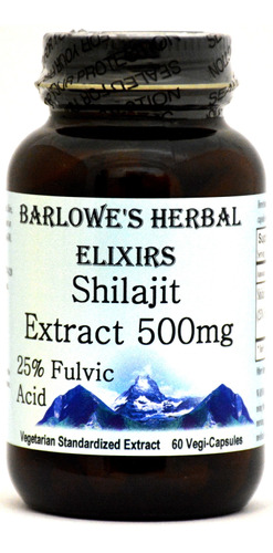 Extracto De Shilajit 25 De Ácido Fúlvico 60 500mg