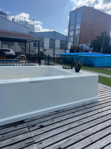 Mini Piscina De Fibra Modelo Mónaco