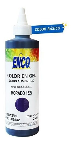 Color Gel Morado Reposteria 250 Grs. Enco 1527-250