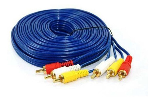 Pack 2x Cable Rca A Rca 10 Metros
