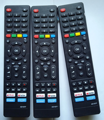 Control Remoto Tv Aiwa Smart Tv Led Modelo Aw42b4sm