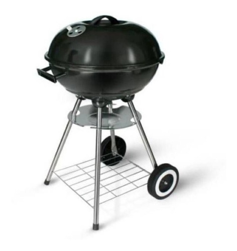 Imagen 1 de 1 de Asador Ahumador Parrilla Carbon Portatil Termometro Llantas