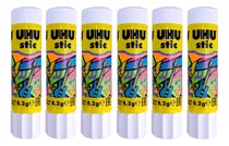 Comprar 6 Pegamentos Adhesivos En Barra Uhu Stic 8,2g
