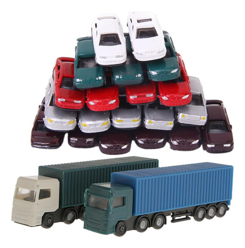 52 Piezas Modelo Camión Contenedor 1:150 N Juguete