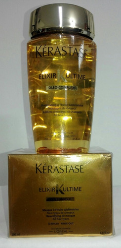 Kerastase Shampoo 250 Ml + Tratamiento 200 Ml  Envió Gratis