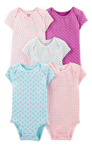 Carters Pack 5 Bodys Floral