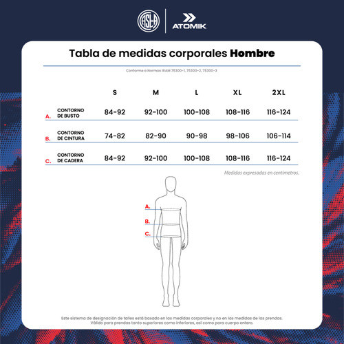 Remera Atomik San Lorenzo Tiempo Libre - Areco Deportes