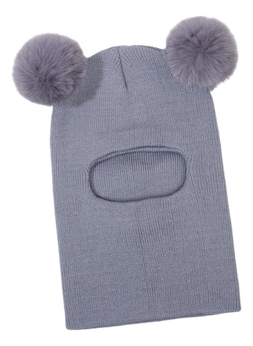 Gorro De Invierno Para Bebé Con Doble Pompón, Gorro Y