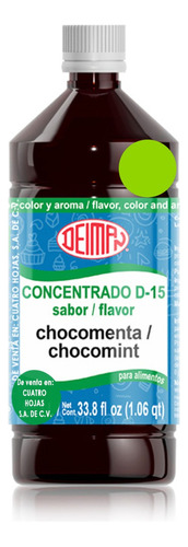 Concentrado Saborizante Chocomenta D-15 Deiman 1 L