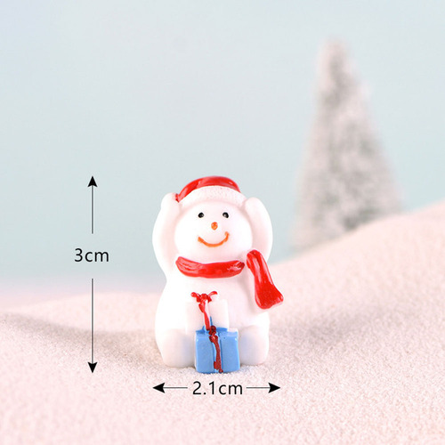 Adornos Navideños En Miniatura Para Manualidades, 9 Unidades