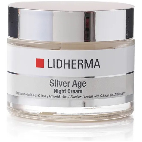 Silver Age Night Crema Con Calcio Y Antioxidantes Lidherma 