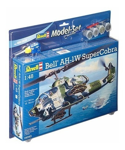 Helicóptero Bell Ah-1w Supercobra - 1/48 Revell 64943 Plast