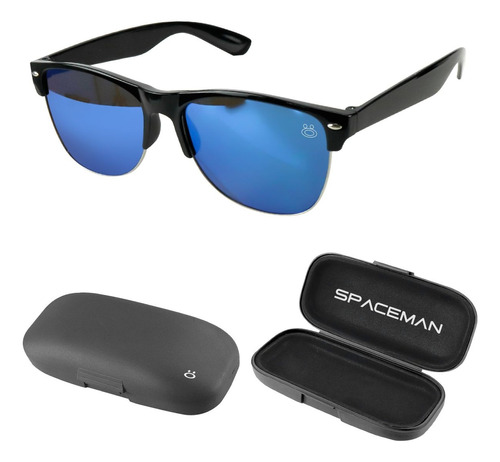 Oculos Proteção Uv Verão Clubmaster Masculino Sol + Case