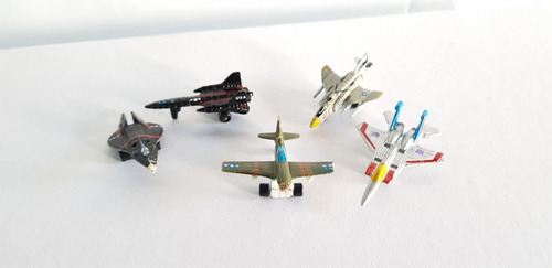 Aviones 4d  Escala 1:100 Set De 5 Jada Y Micro Machines Coll